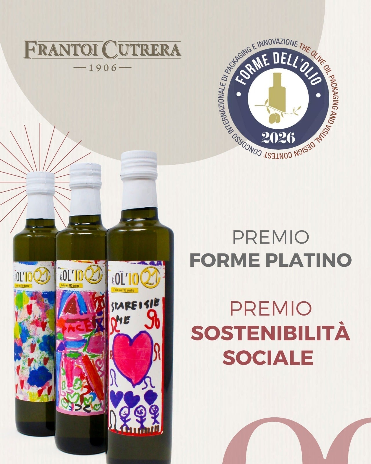 La bottiglia x Vita21 vince il Premio Sostenibilità Sociale