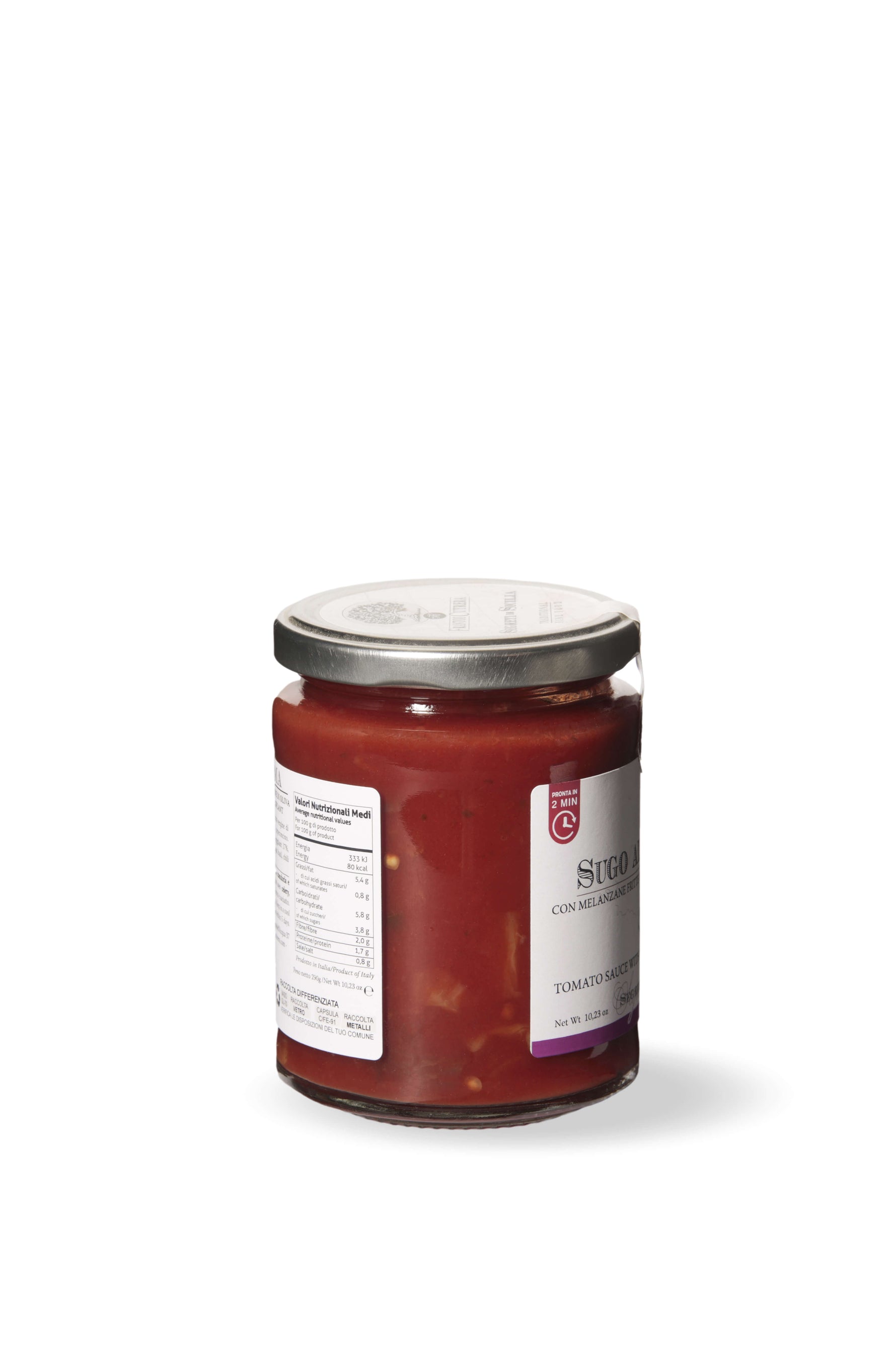 Sugo alla Norma con melanzane fritte in olio extravergine di oliva - Segreti di Sicilia - FRANTOI CUTRERA